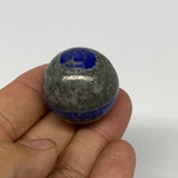49.4g, 1.2" Natural Lapis Lazuli Sphere Ball Gemstone @Afghanistan, B25362