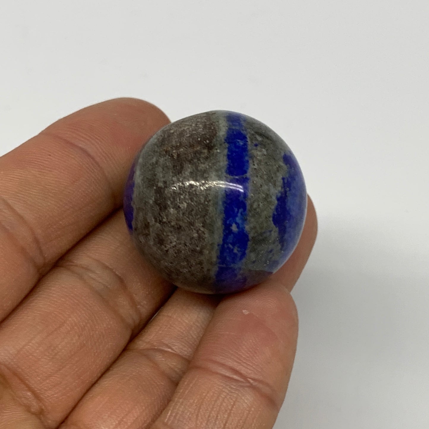 49.4g, 1.2" Natural Lapis Lazuli Sphere Ball Gemstone @Afghanistan, B25362