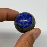 49.4g, 1.2" Natural Lapis Lazuli Sphere Ball Gemstone @Afghanistan, B25362