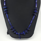 43g, 7mm-25mm Natural Lapis Lazuli Bead Mixed Shaped Strand, 32 Beads,LPB189