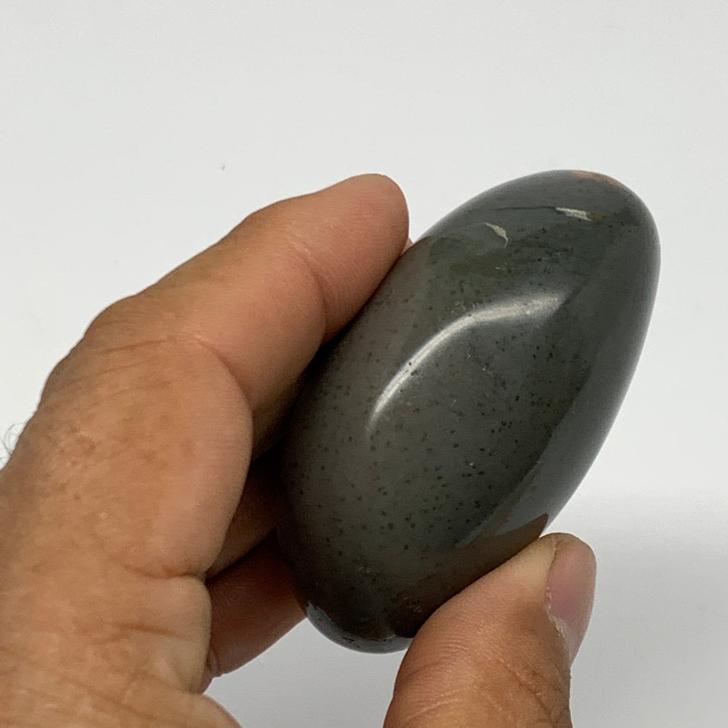 112.2g, 2.3"x1.8"x1.2" Polychrome Jasper Palm-Stone Reiki @Madagascar, B24558