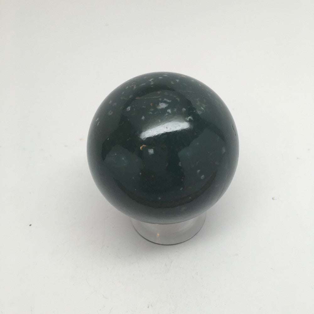 188.7 Grams Handmade Natural Gemstone Bloodstone Sphere @India, IE160 - watangem.com