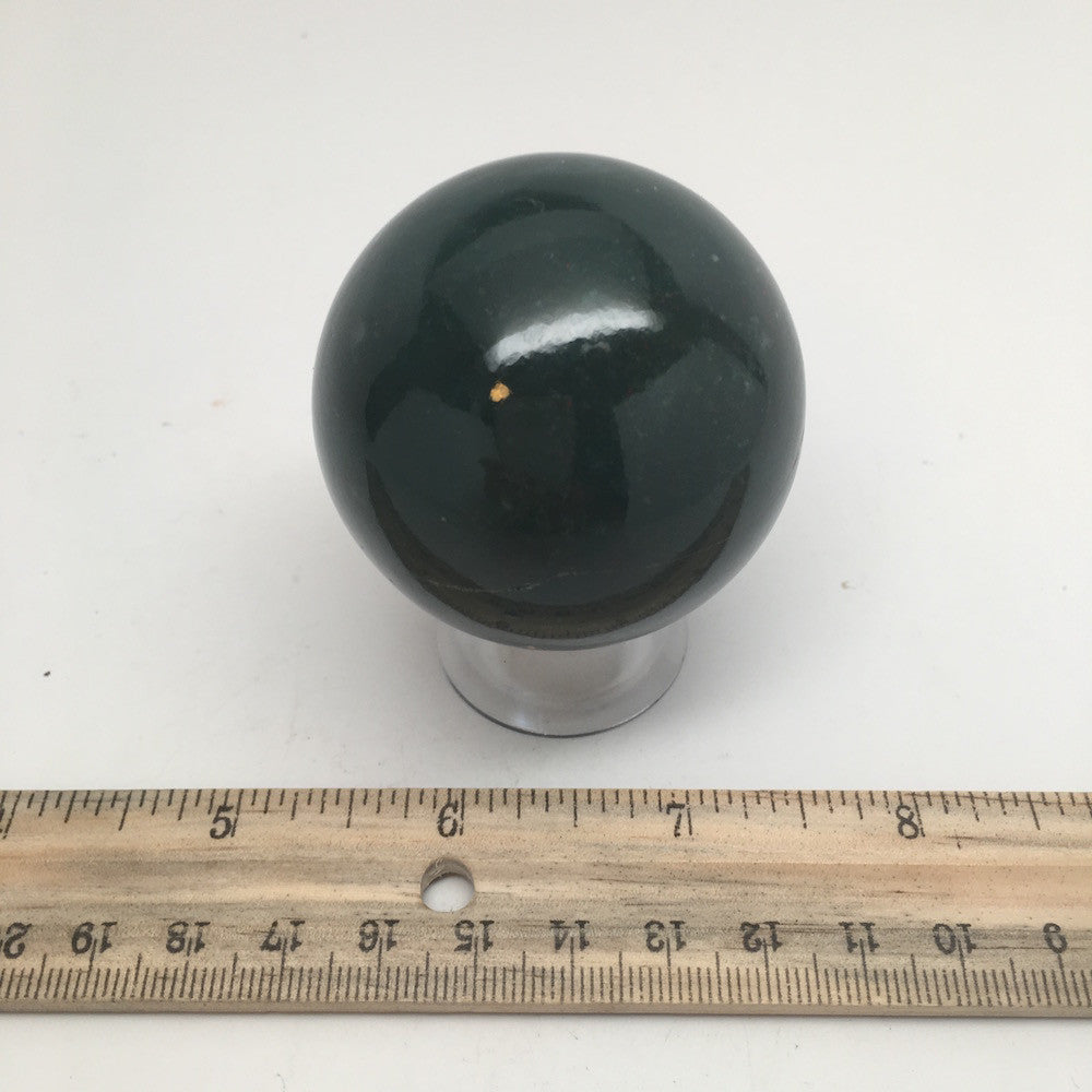 188.7 Grams Handmade Natural Gemstone Bloodstone Sphere @India, IE160 - watangem.com