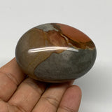116.6g, 2.4"x1.8"x1.2" Polychrome Jasper Palm-Stone Reiki @Madagascar, B24555