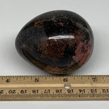 404.8g, 2.8"x2.2" Natural Untreated Rhodonite Egg @Madagascar, B4698
