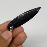 7.5g, 2.3"x0.6"x0.2", Natural Fossils Orthoceras Pendant (Straight Horn),B12551