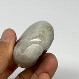 125.7g,2.4"x1.8"x1.1", Rainbow Moonstone Palm-Stone Polished from India, B21234