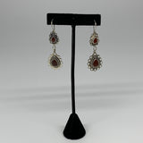 1pc, Handmade Turkmen Earring Tribal Jewelry Red Carnelian Teardrop Boho, B14188