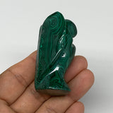 86.7g, 2.2"x1.4"x1" Natural Untreated Malachite Angel Figurine @Congo, B7348