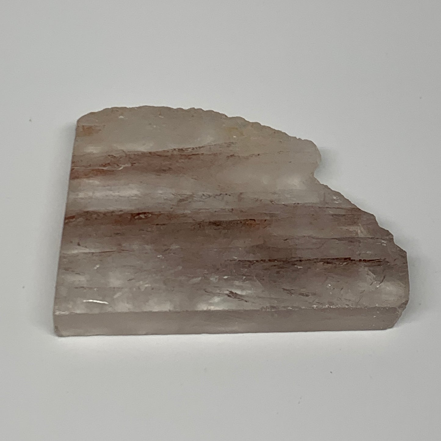 92.5g, 3"x2.3"x0.4", One face polished Fire Quartz, One face semi polished, B159