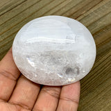 102g, 2.4"x2"x1.1", White Selenite Palmstone Crystal Reiki Morocco, B11855