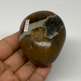170.4g, 2.6"x2.1"x1.4" Polychrome Jasper Palm-Stone Reiki @Madagascar, B24537