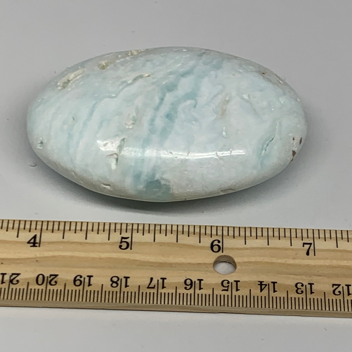 175.4g, 3.2"x2.1"x1.1", Caribbean Calcite Palm-Stone @Afghanistan, B23103