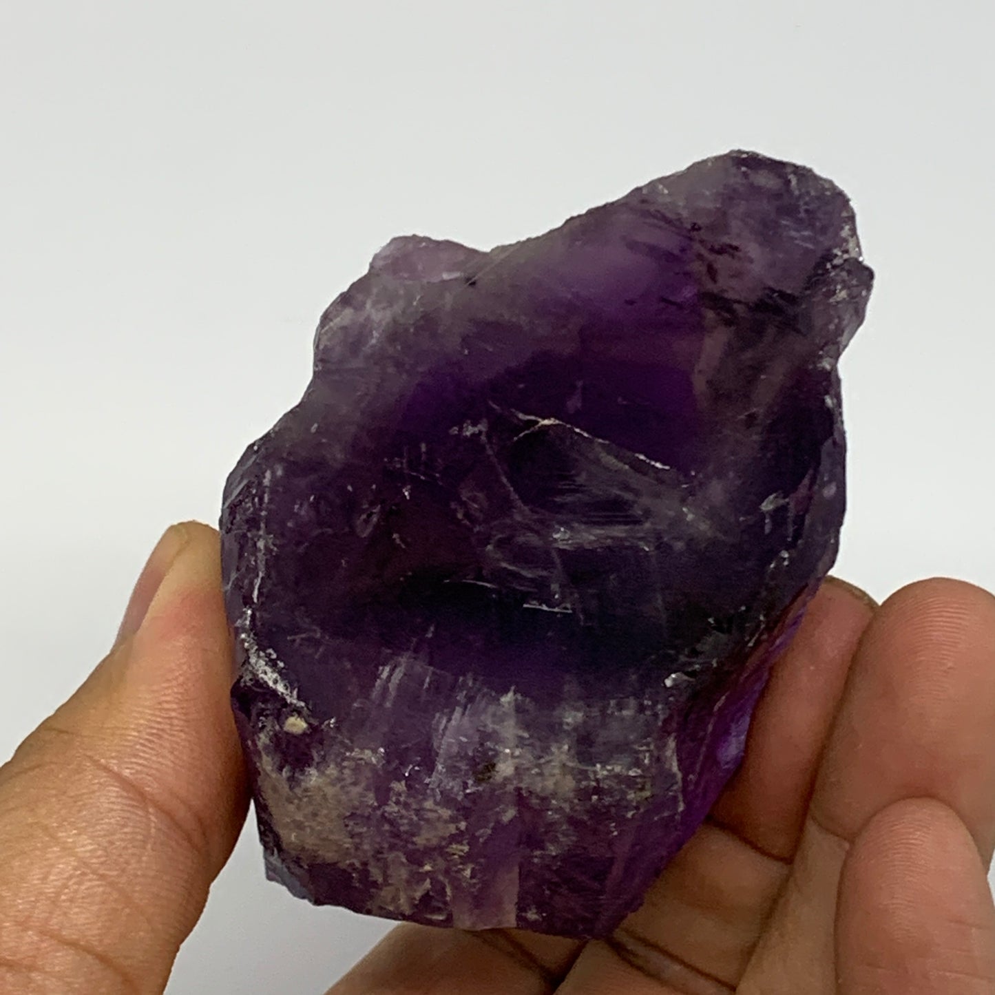 229.1g,2.3"x2.8"x1.8", Amethyst Point Polished Rough lower part Stands, B19044