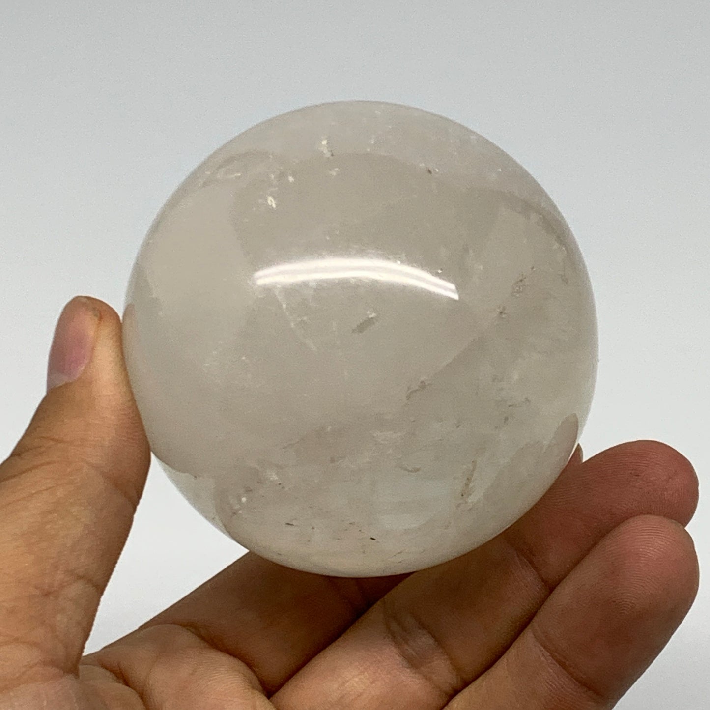 375.2g, 2.5"(64mm), Natural Quartz Sphere Crystal Gemstone Ball @Brazil, B22321