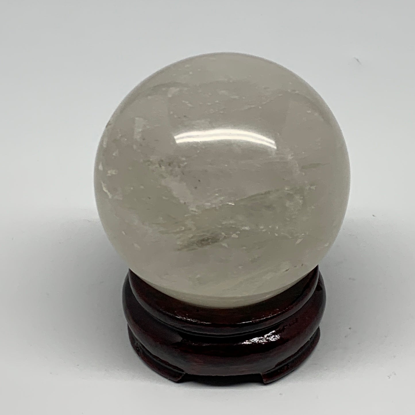375.2g, 2.5"(64mm), Natural Quartz Sphere Crystal Gemstone Ball @Brazil, B22321