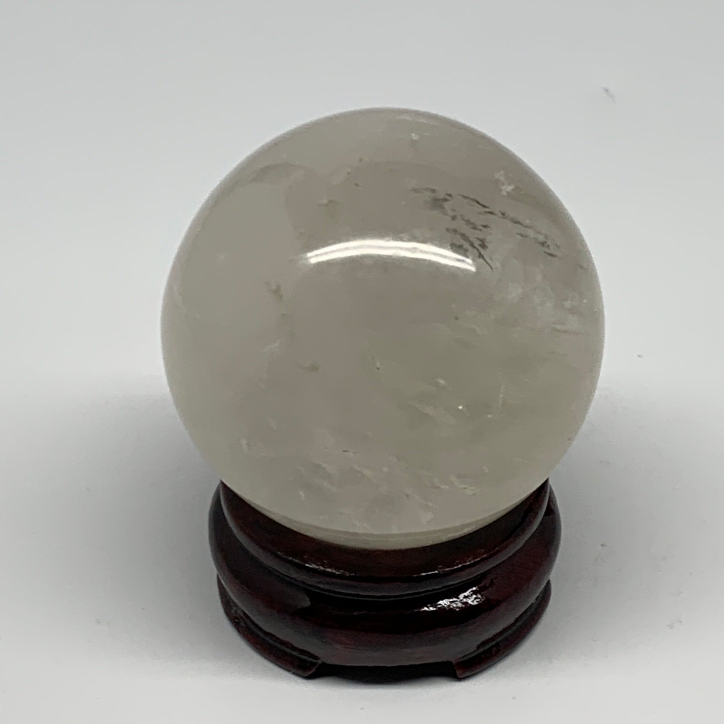 375.2g, 2.5"(64mm), Natural Quartz Sphere Crystal Gemstone Ball @Brazil, B22321