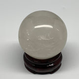 375.2g, 2.5"(64mm), Natural Quartz Sphere Crystal Gemstone Ball @Brazil, B22321