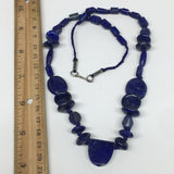 45.3g, 7mm-20mm Natural Lapis Lazuli Bead Mixed Shaped Strand,36 Beads,LPB216