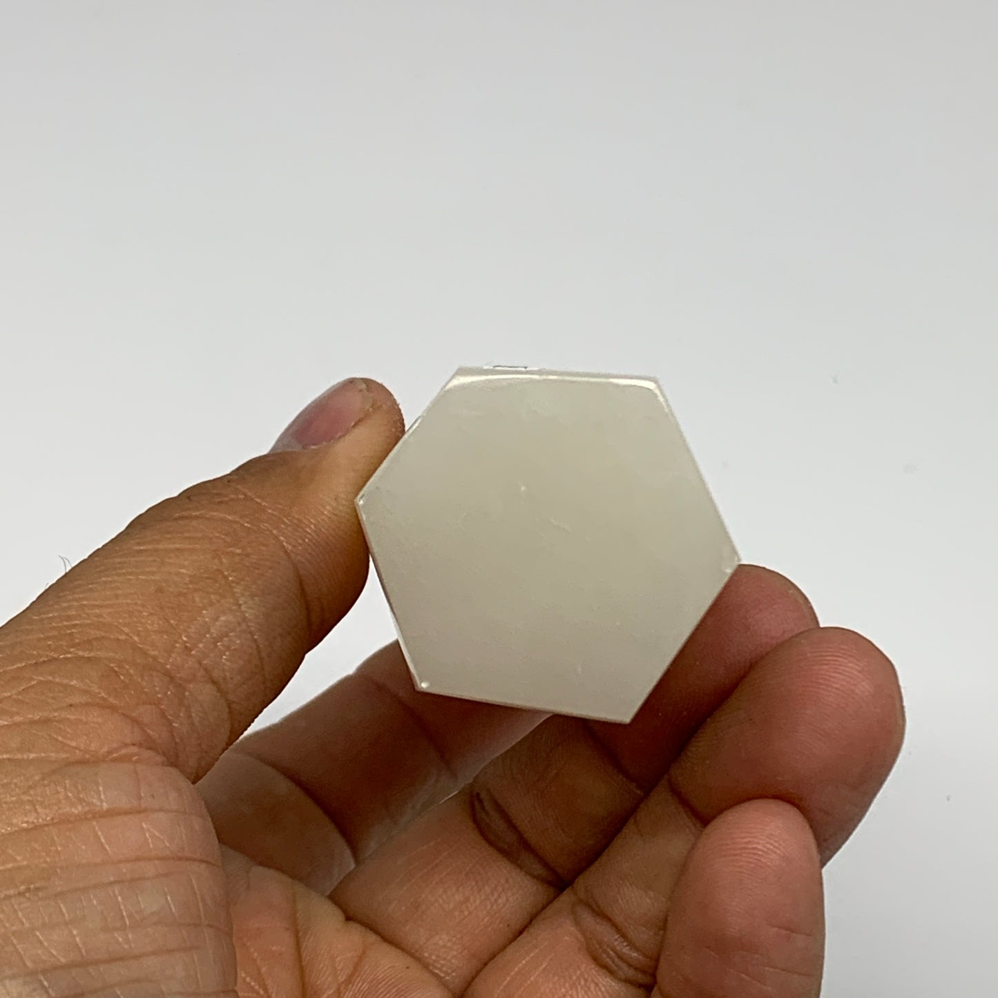 156.8g, 3.5"x1.1" Banded Onyx Point Tower Obelisk Crystal @Pakistan, B25126