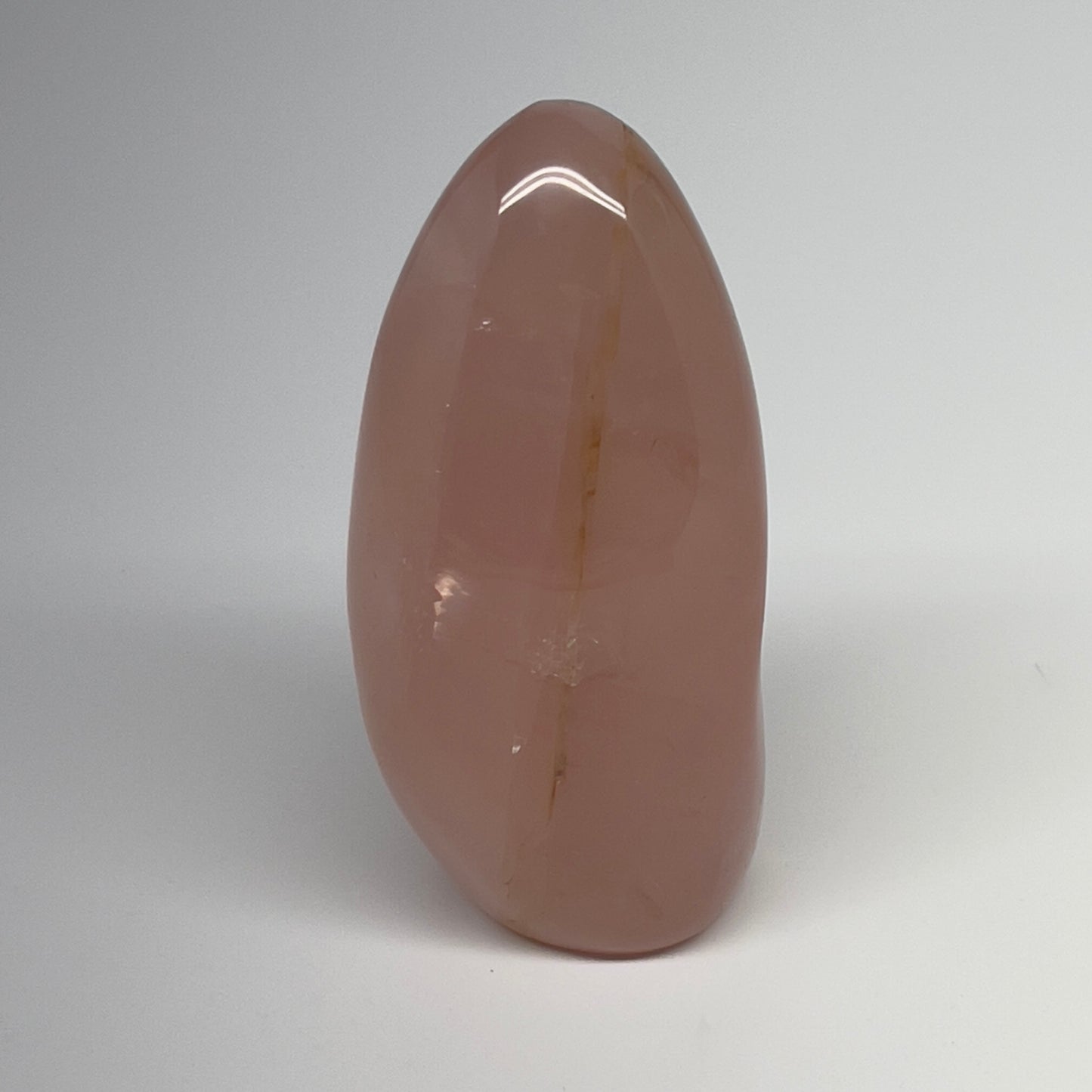 399.8g,4.4"x2"x1.7" Rose Quartz Crystal Freeform Polished Crystal, B20628