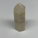 156.8g, 3.5"x1.1" Banded Onyx Point Tower Obelisk Crystal @Pakistan, B25126
