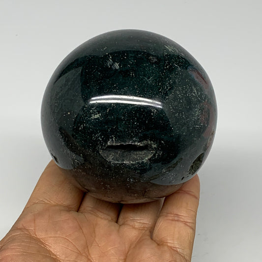 518g, 2.9" (73mm), Ocean Jasper Sphere Geode Crystal Reiki @Madagascar, B25444
