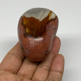138.8g, 2.4"x1.8"x1.4" Polychrome Jasper Palm-Stone Reiki @Madagascar, B24529