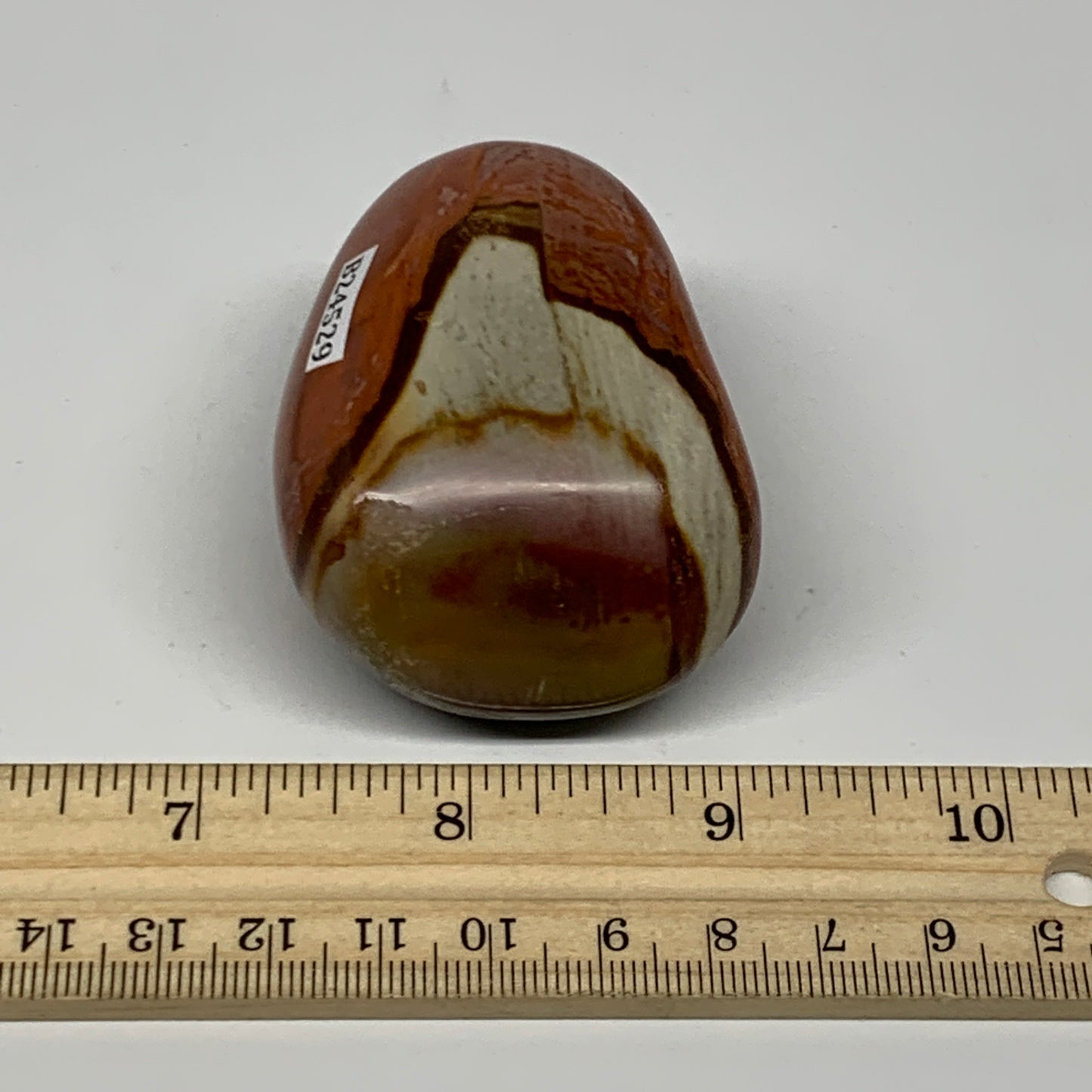 138.8g, 2.4"x1.8"x1.4" Polychrome Jasper Palm-Stone Reiki @Madagascar, B24529