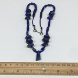 47.4g, 10mm-24mm Natural Lapis Lazuli Bead Mixed Shaped Strand,33 Beads,LPB212
