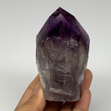 243.7g,3.6"x2.1"x1.5", Amethyst Point Polished Rough lower part Stands, B19052