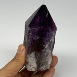 414.2g,4"x2.3"x2", Amethyst Point Polished Rough lower part Stands, B19053