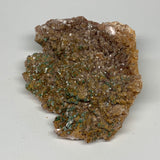 1066g, 6"x5.4"x2.1", Brochantite on Dolomite Matrix Mineral Specimen, B11009