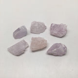 39.4 Grams,6pcs, Natural Rough Lavender Pink Kunzite Crystal @Afghanistan,KUN233 - watangem.com