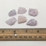 39.4 Grams,6pcs, Natural Rough Lavender Pink Kunzite Crystal @Afghanistan,KUN233 - watangem.com