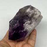 360.6g,3.9"x2.1"x2.1", Amethyst Point Polished Rough lower part Stands, B19058