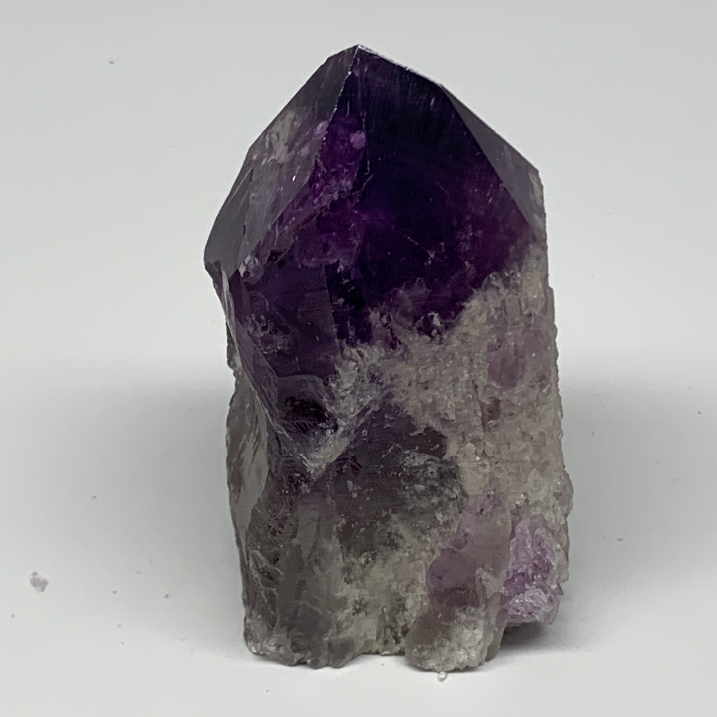 360.6g,3.9"x2.1"x2.1", Amethyst Point Polished Rough lower part Stands, B19058