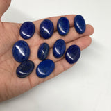 240cts, 10pcs,Natural Oval Shape Lapis Lazuli Cabochons @Afghanistan,Lot115 - watangem.com
