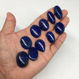295cts, 10pcs,Natural Oval Shape Lapis Lazuli Cabochons @Afghanistan,Lot116