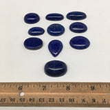 295cts, 10pcs,Natural Oval Shape Lapis Lazuli Cabochons @Afghanistan,Lot116
