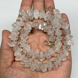 11-20mm, 54 Bds, 69.8g,Large Natural Terminated Diamond Quartz Beads Strand 16",