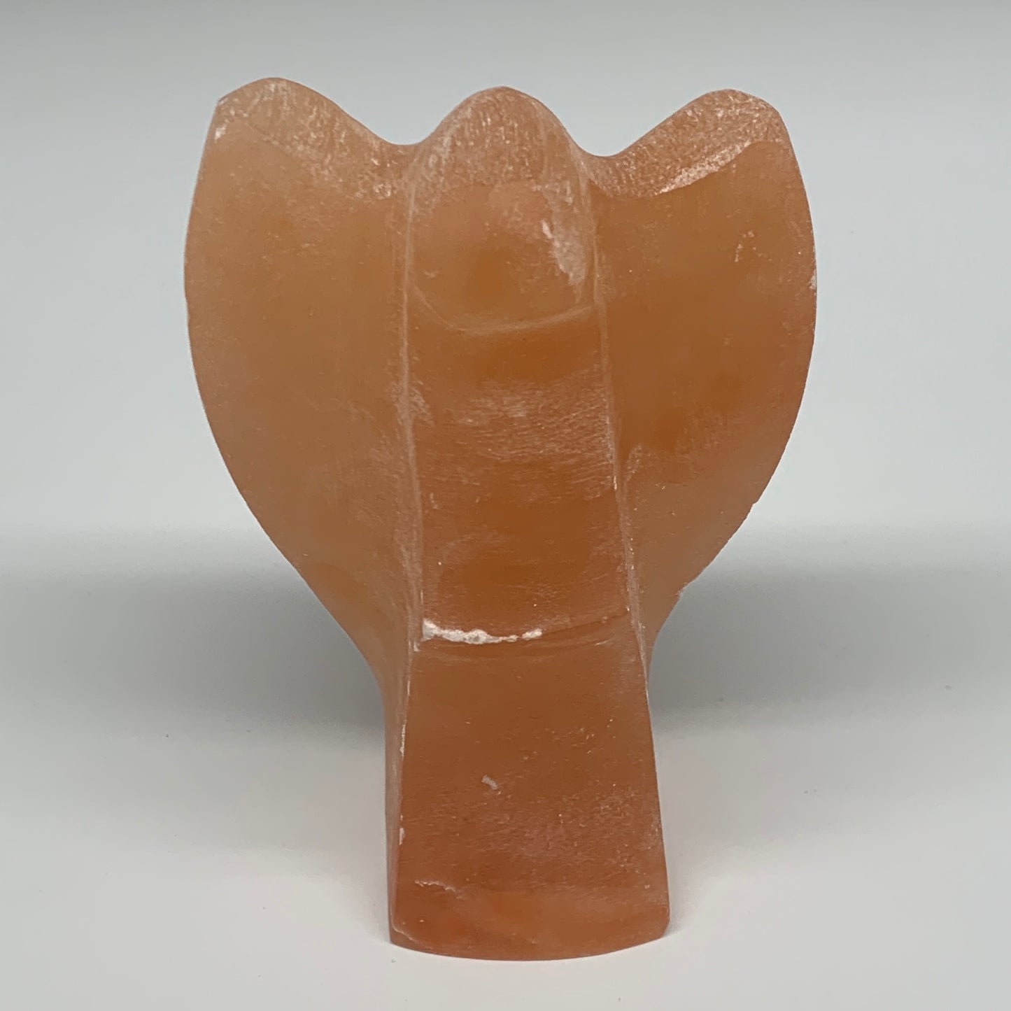 756g, 5.1"x3.4"x2.5"" Orange Selenite (Satin Spar) Angel Crystal @Morocco,B9362