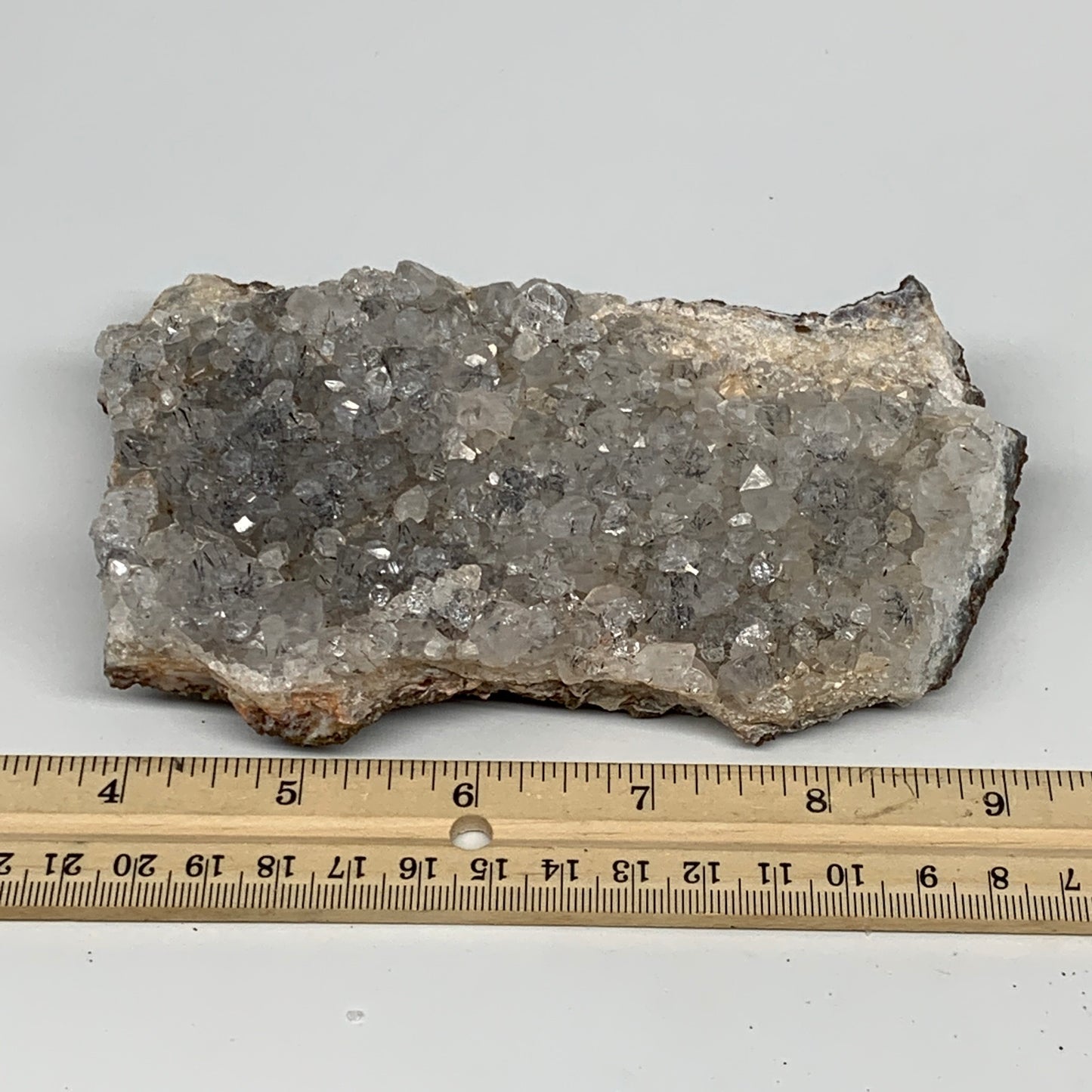 522g, 5.8"x3.3"x1.5", Rare Manganese Cluster With Quartz Mineral Specimen,B11020