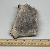 522g, 5.8"x3.3"x1.5", Rare Manganese Cluster With Quartz Mineral Specimen,B11020