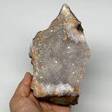 560g, 6.25"x4.1"x1", Rare Manganese Cluster With Quartz Mineral Specimen,B11021