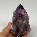 310.4g,3.8"x2.5"x1.8", Amethyst Point Polished Rough lower part Stands, B19067