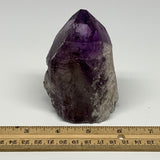 310.4g,3.8"x2.5"x1.8", Amethyst Point Polished Rough lower part Stands, B19067