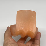 768g, 4.9"x3.4"x2.5"" Orange Selenite (Satin Spar) Angel Crystal @Morocco,B9363