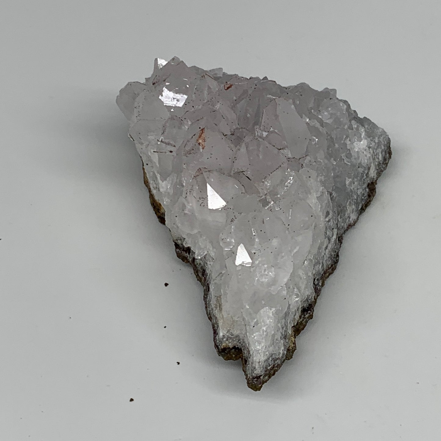 318.4g, 4.2"x3.1"x1.8", Rare Manganese Cluster With Quartz Mineral Specimen,B110