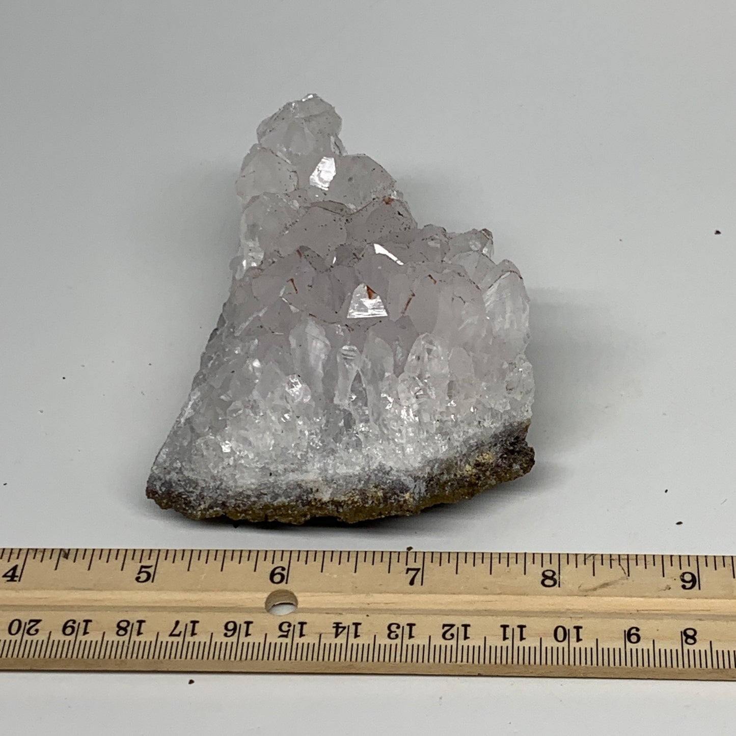 318.4g, 4.2"x3.1"x1.8", Rare Manganese Cluster With Quartz Mineral Specimen,B110